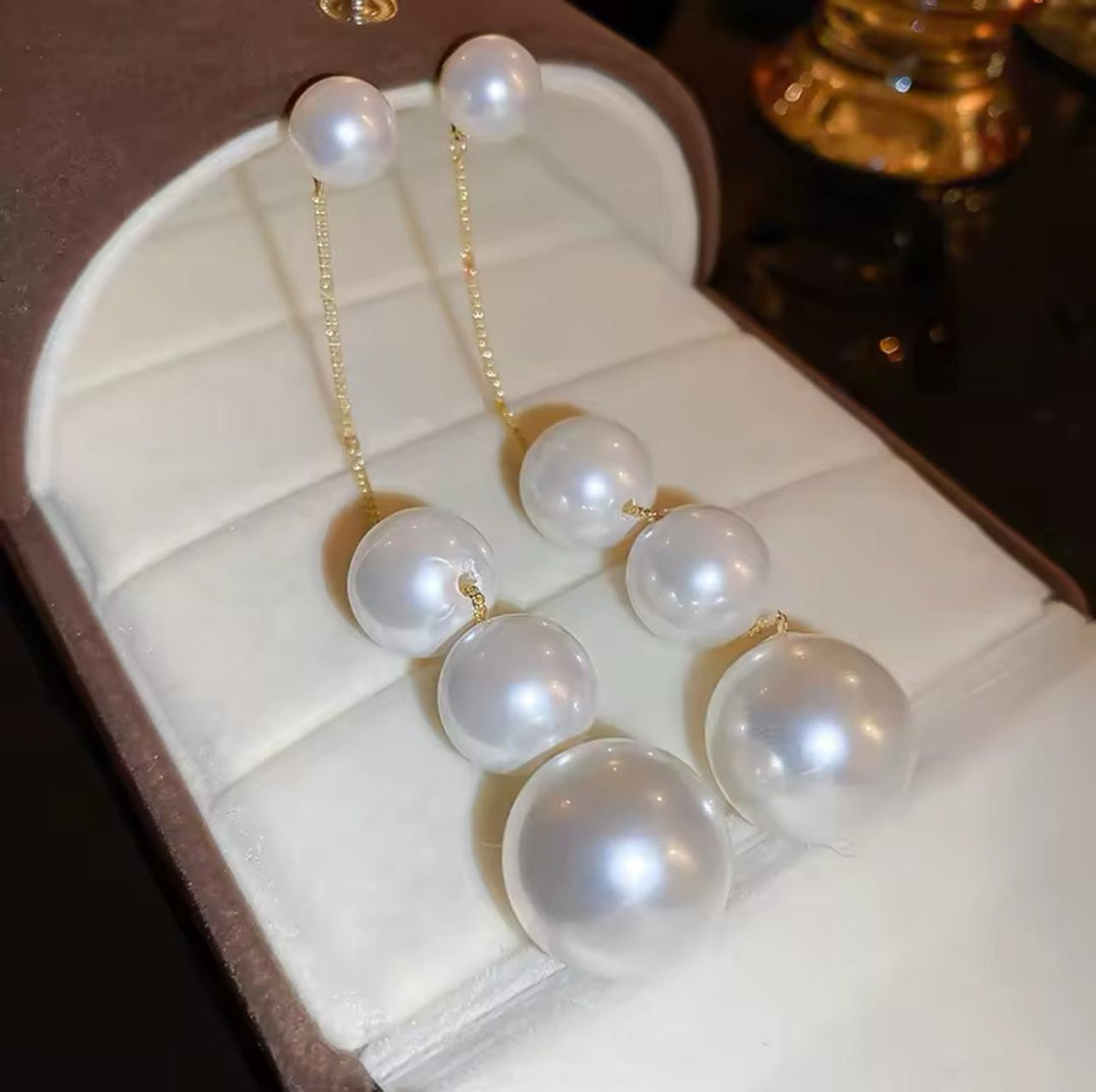Pearl earrings