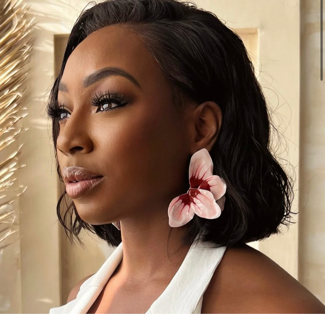 Petal earrings