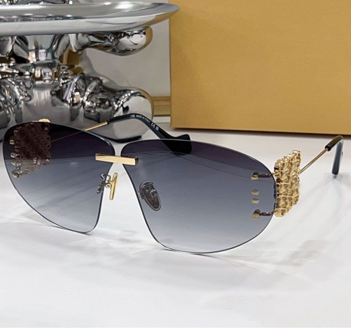 Frameless sunglasses