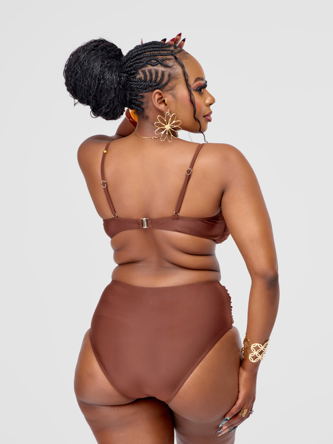 Bikini with shell embellishment