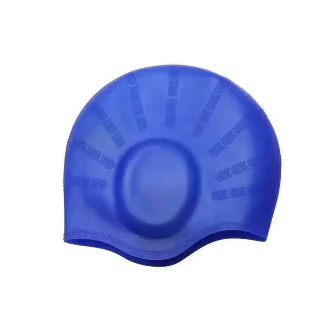 Stretch Swim Silicon Cap – Comfortable, High Elasticity, Ears Protection, Large Silicone Swim Cap