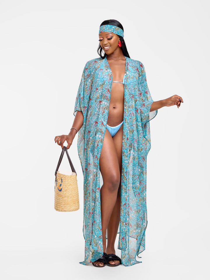Light blue kimono