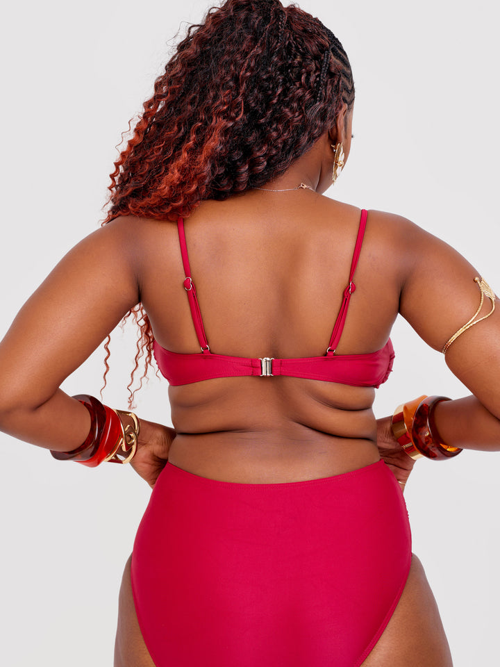 Bikini with shell embellishment