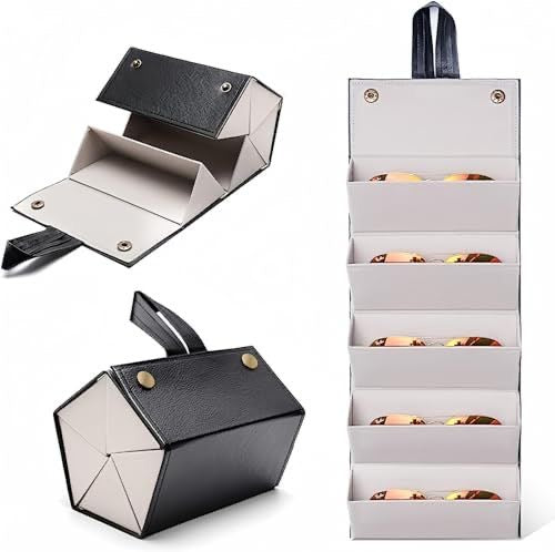 5 slot sunglass organizer