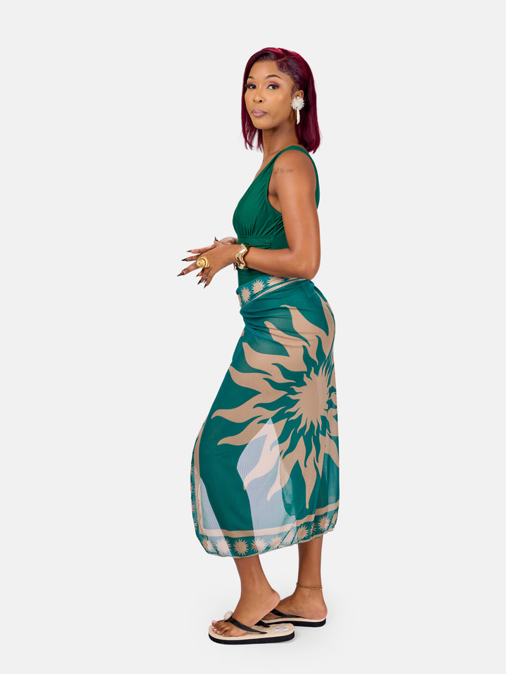 Classy one piece with sarong