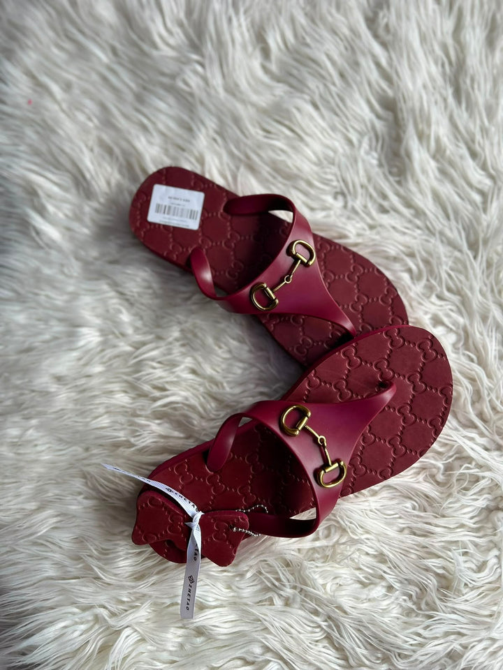 Summer wedge brand sandals