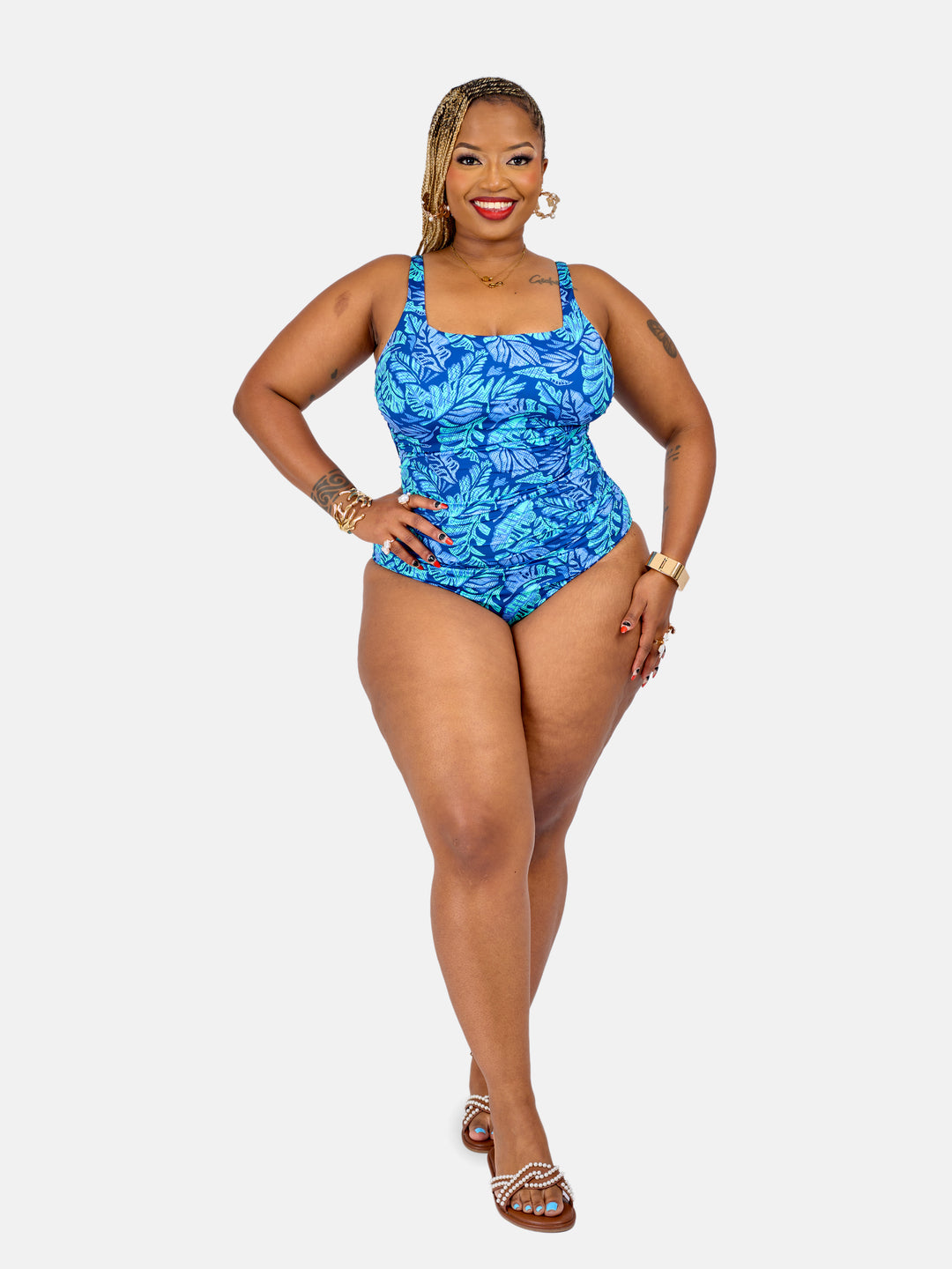 Printed one piece costume