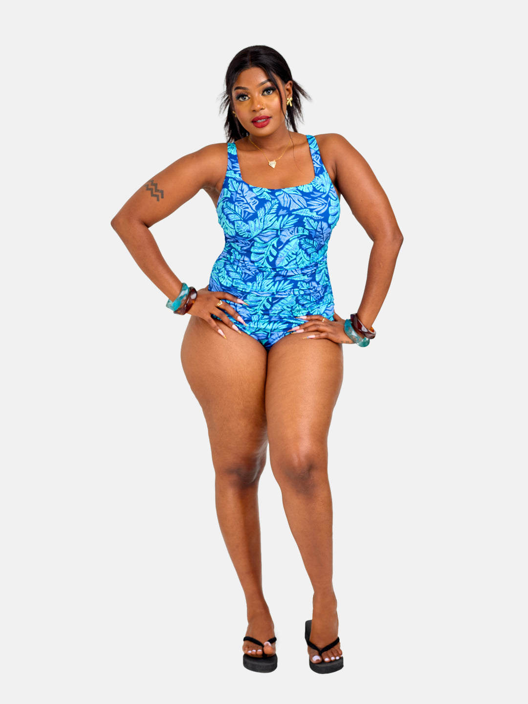 Printed one piece costume