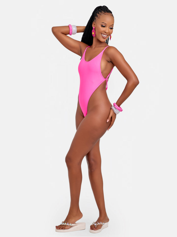 Sexy High cut thong one piece