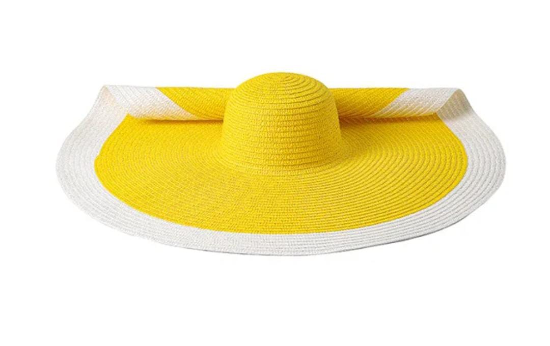 Oversized wide brim sunhat