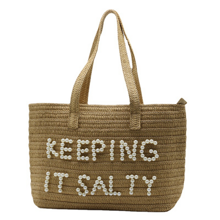 Salty beach tote