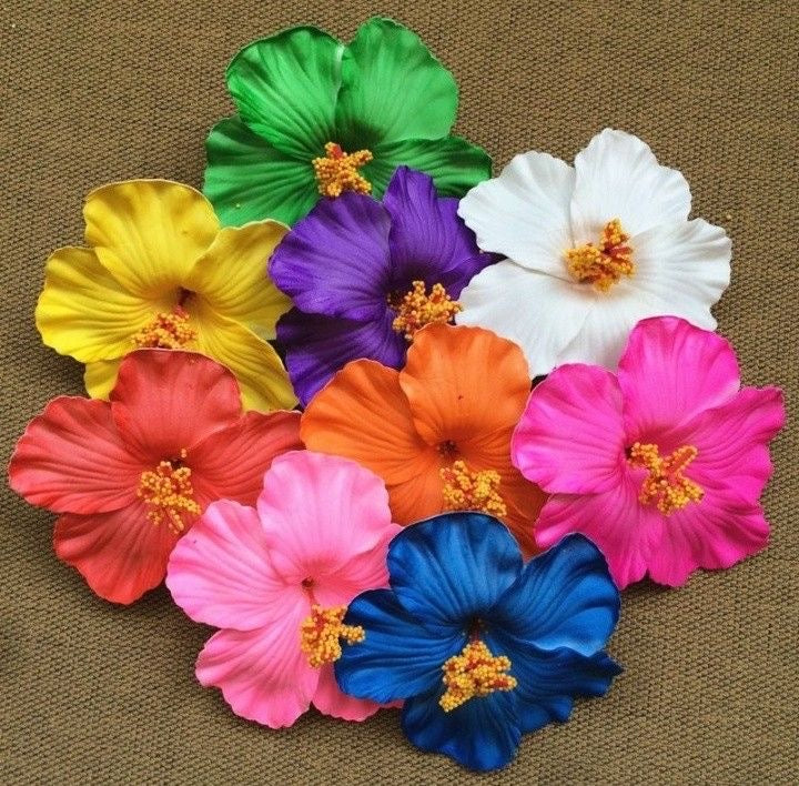 Flower hair clip
