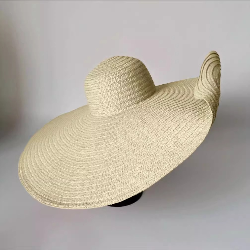 Oversized wide brim sun hat