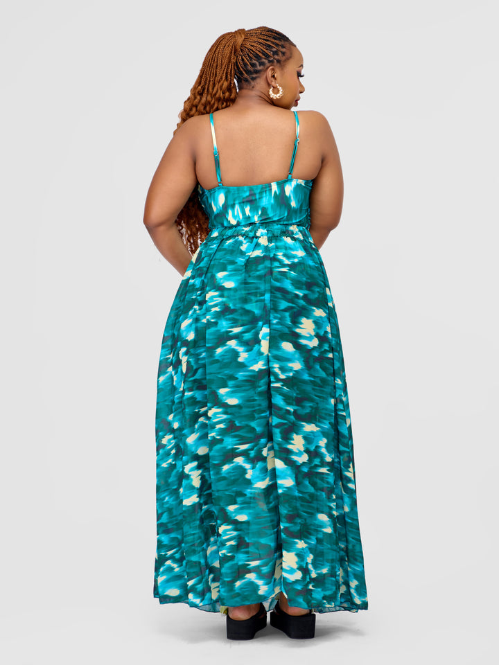 Illusion one piece swimsuit with cover up