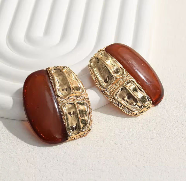 Chocolate earrings