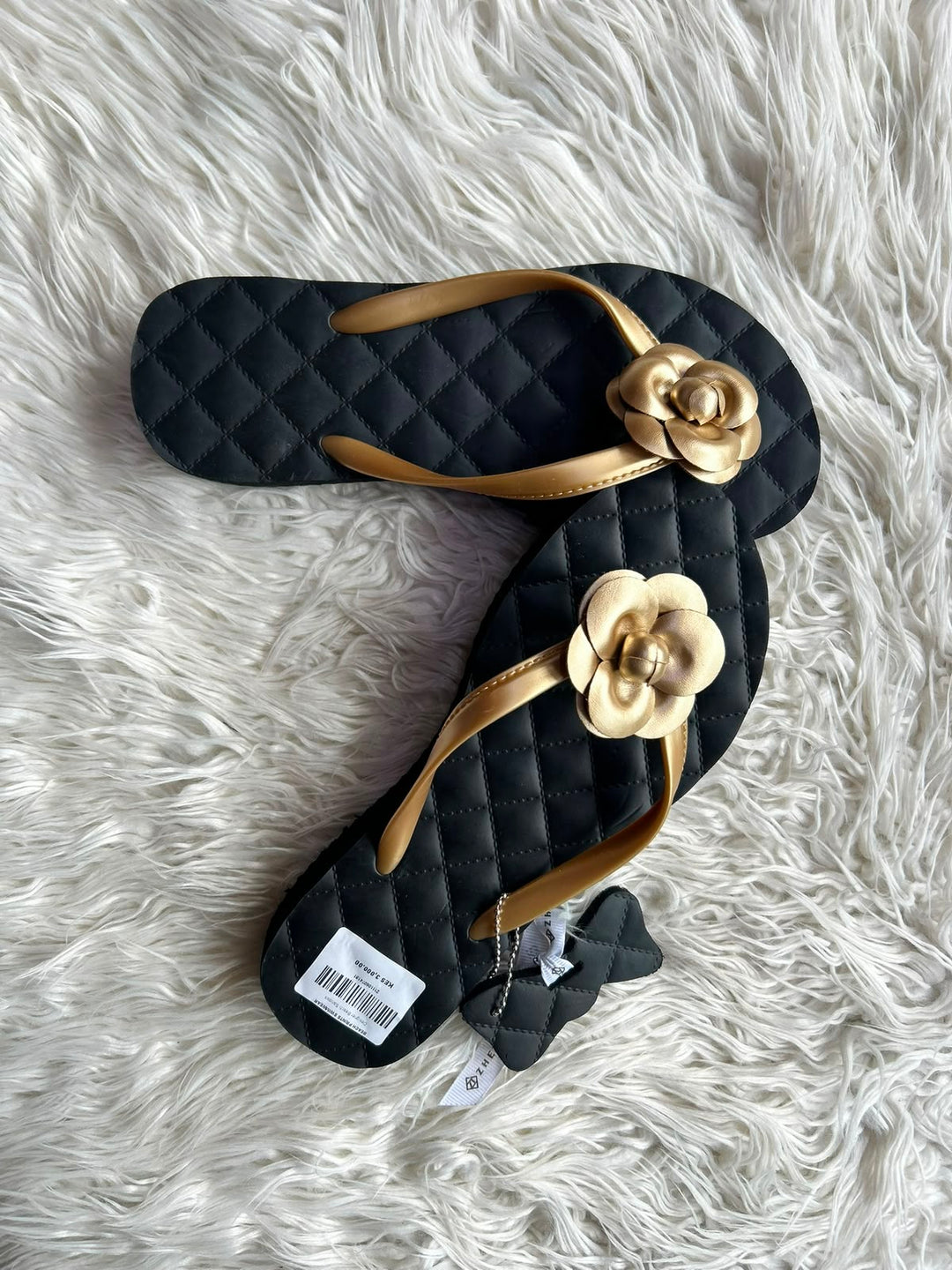 Flower wedge brand sandals
