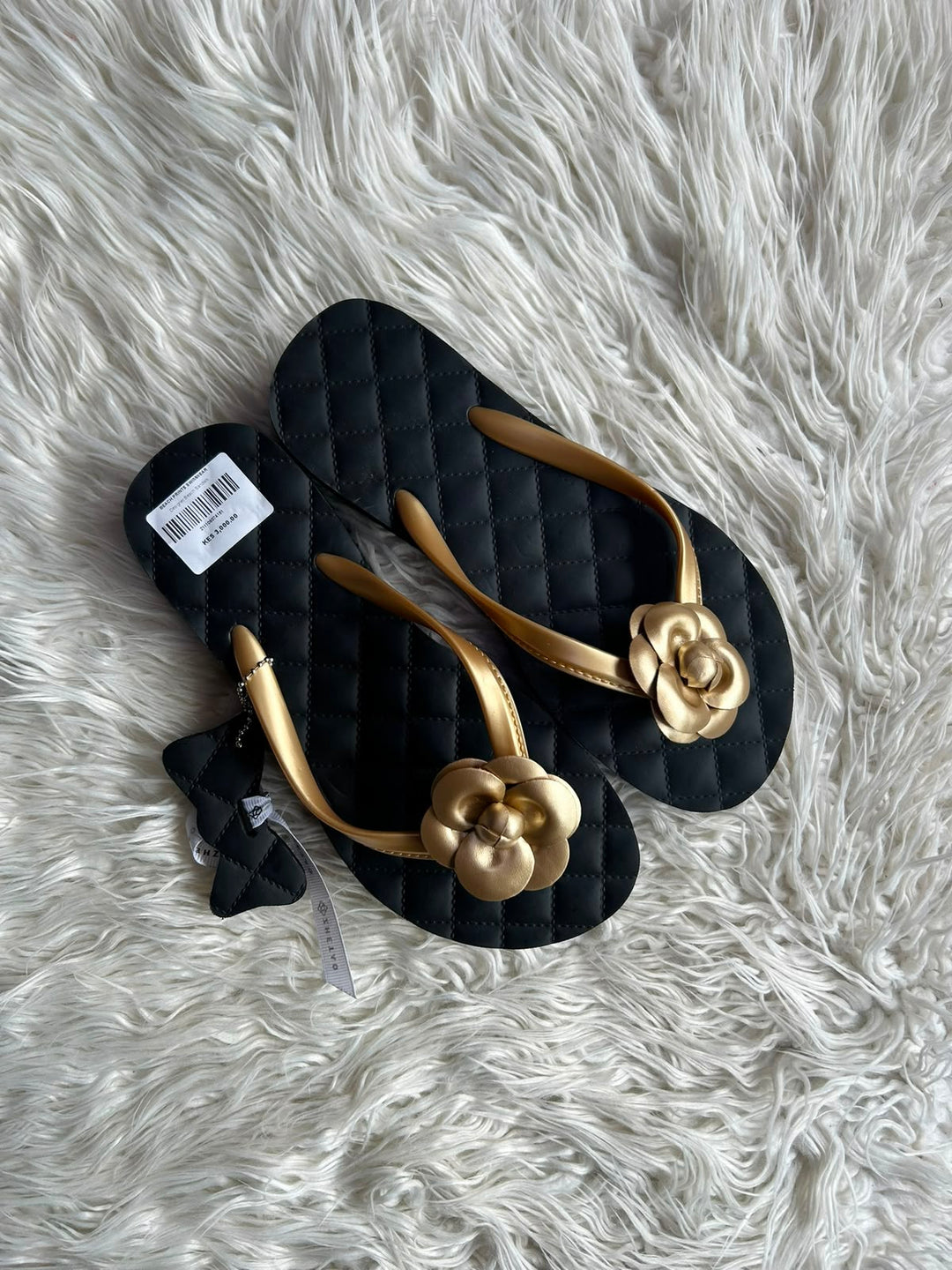 Flower wedge brand sandals