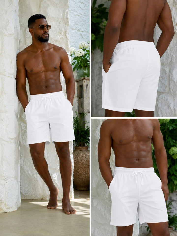 Mens’ summer shorts with mesh liner