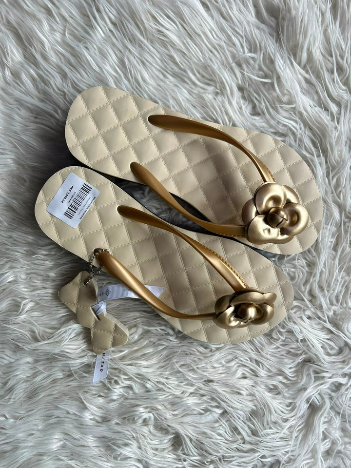 Flower wedge brand sandals