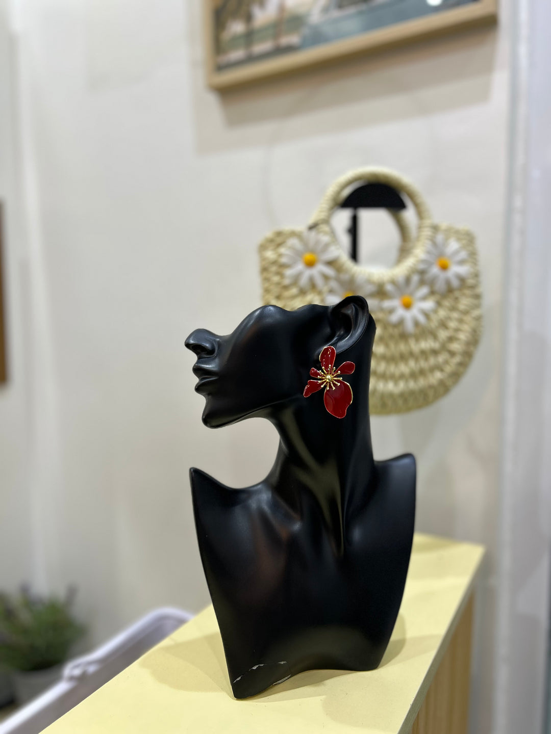 Floral summer earrings