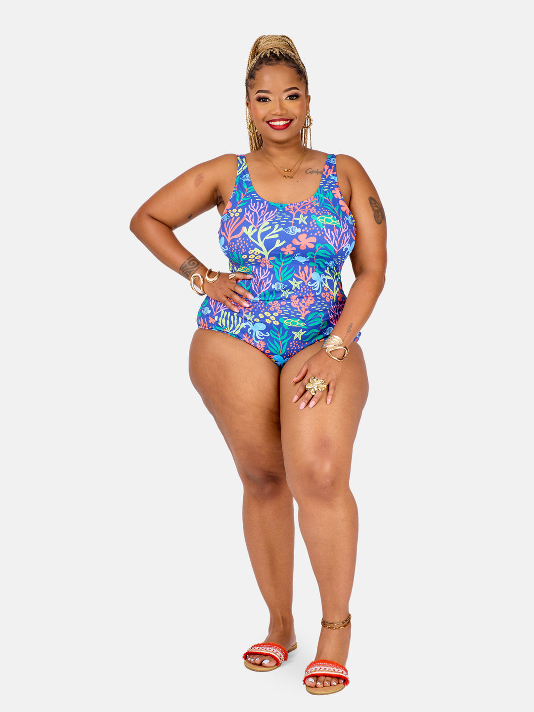 Coral reef one piece