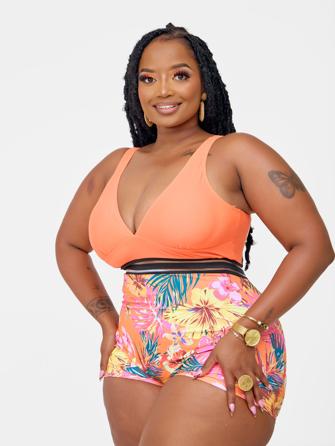 Orange palm 1pc short