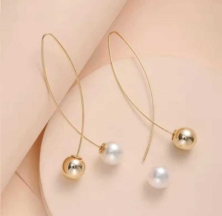 Pearl earrings