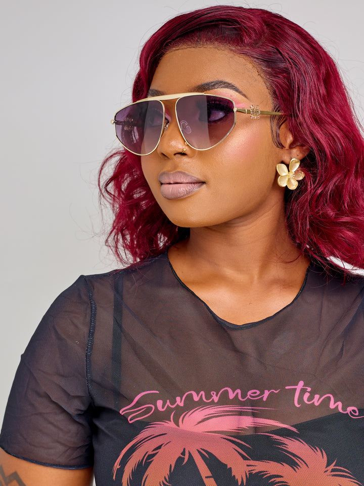 Trendy designer inspired sunglasses