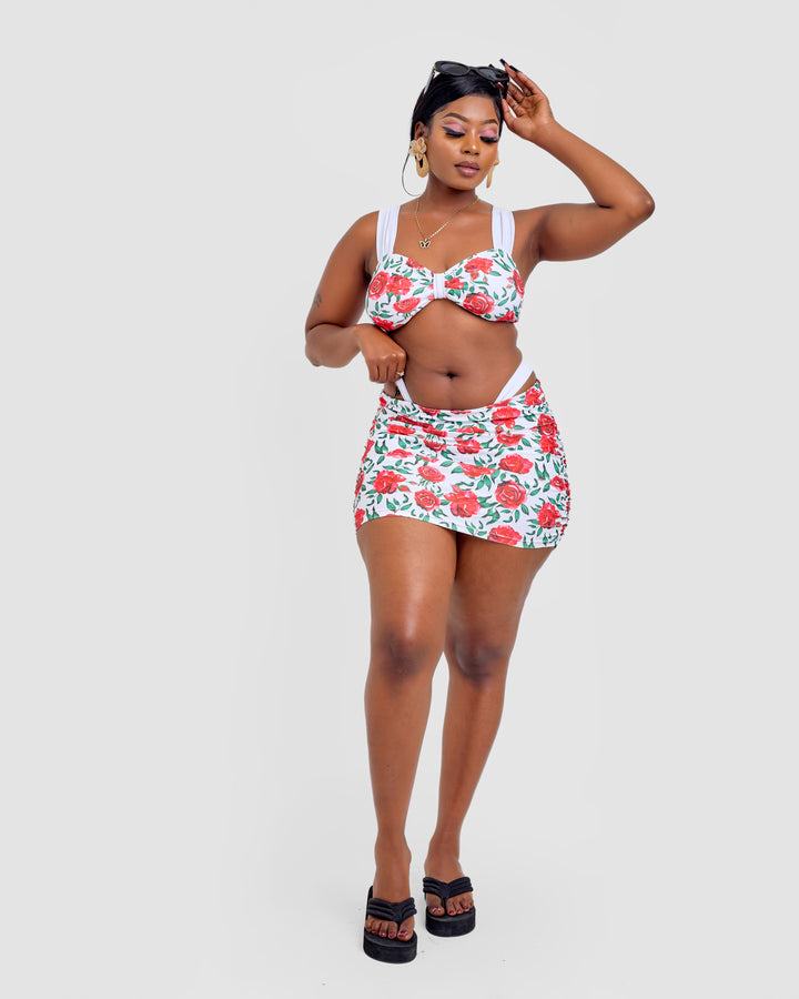 Vintage rose 3pc bikini