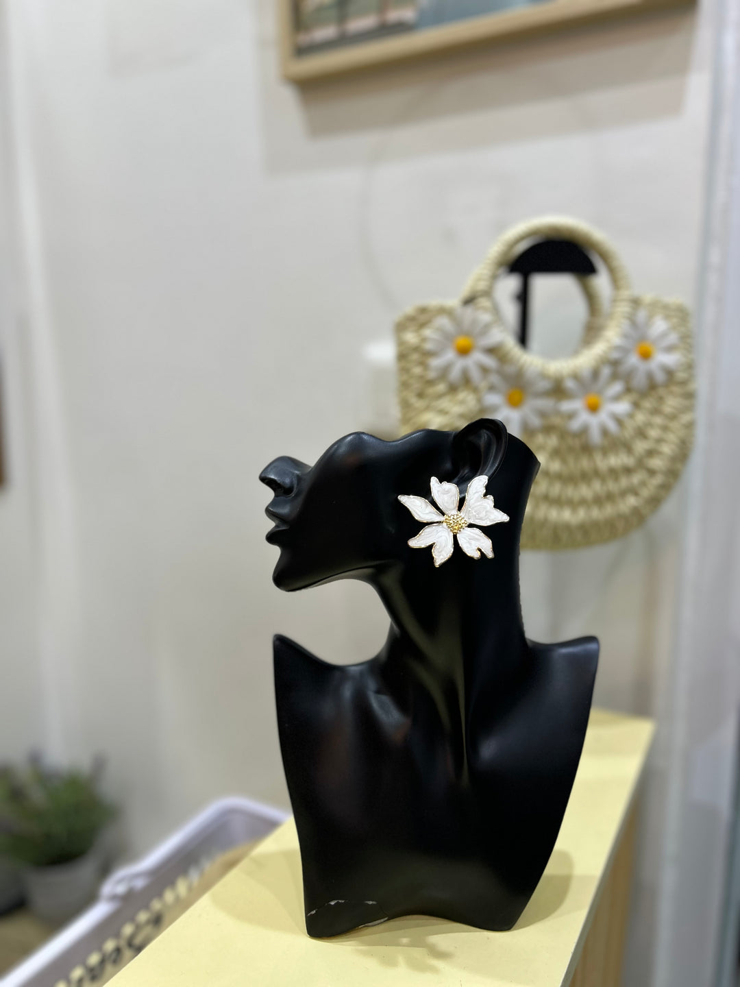 Floral summer earrings