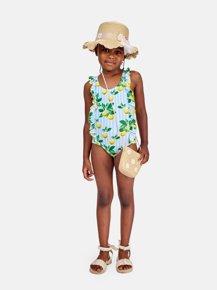 Lemon print one piece