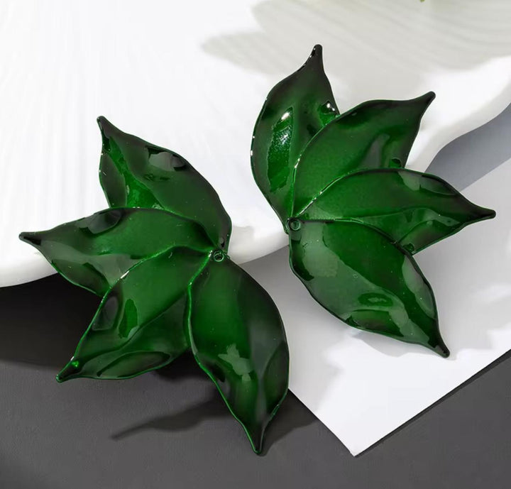 Petal earrings