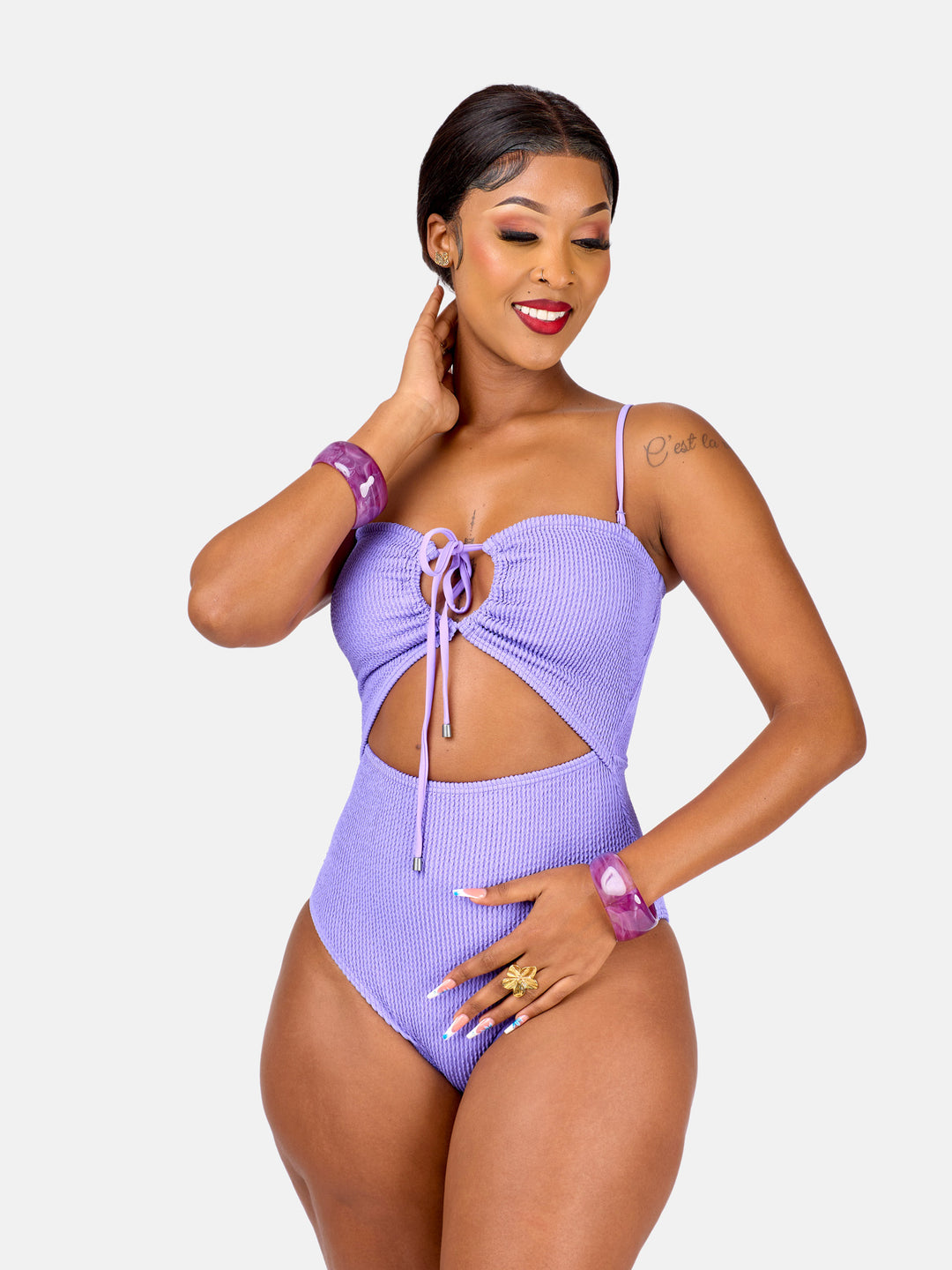 Ribbed sexy one piece