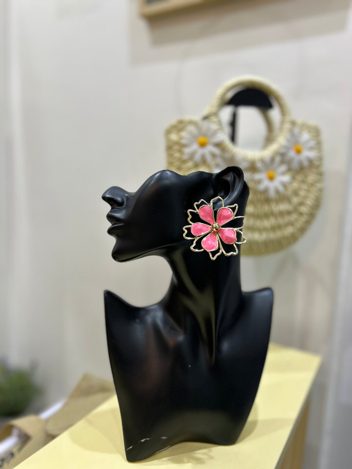 Floral summer earrings