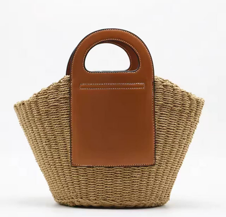 Top handle beach bag