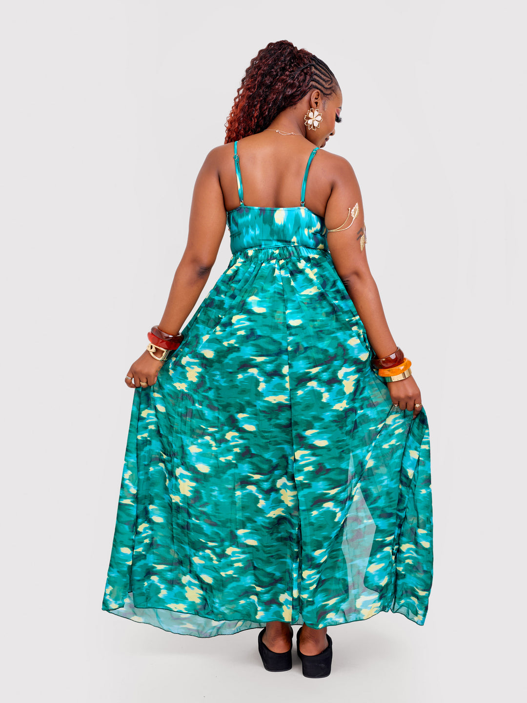 Illusion one piece swimsuit with cover up