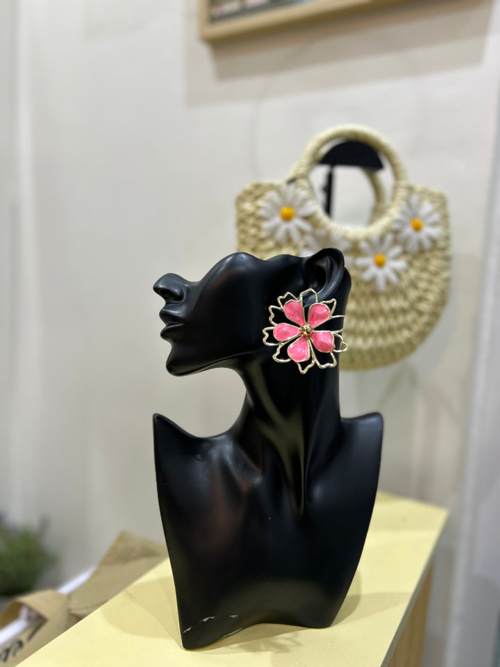 Floral summer earrings