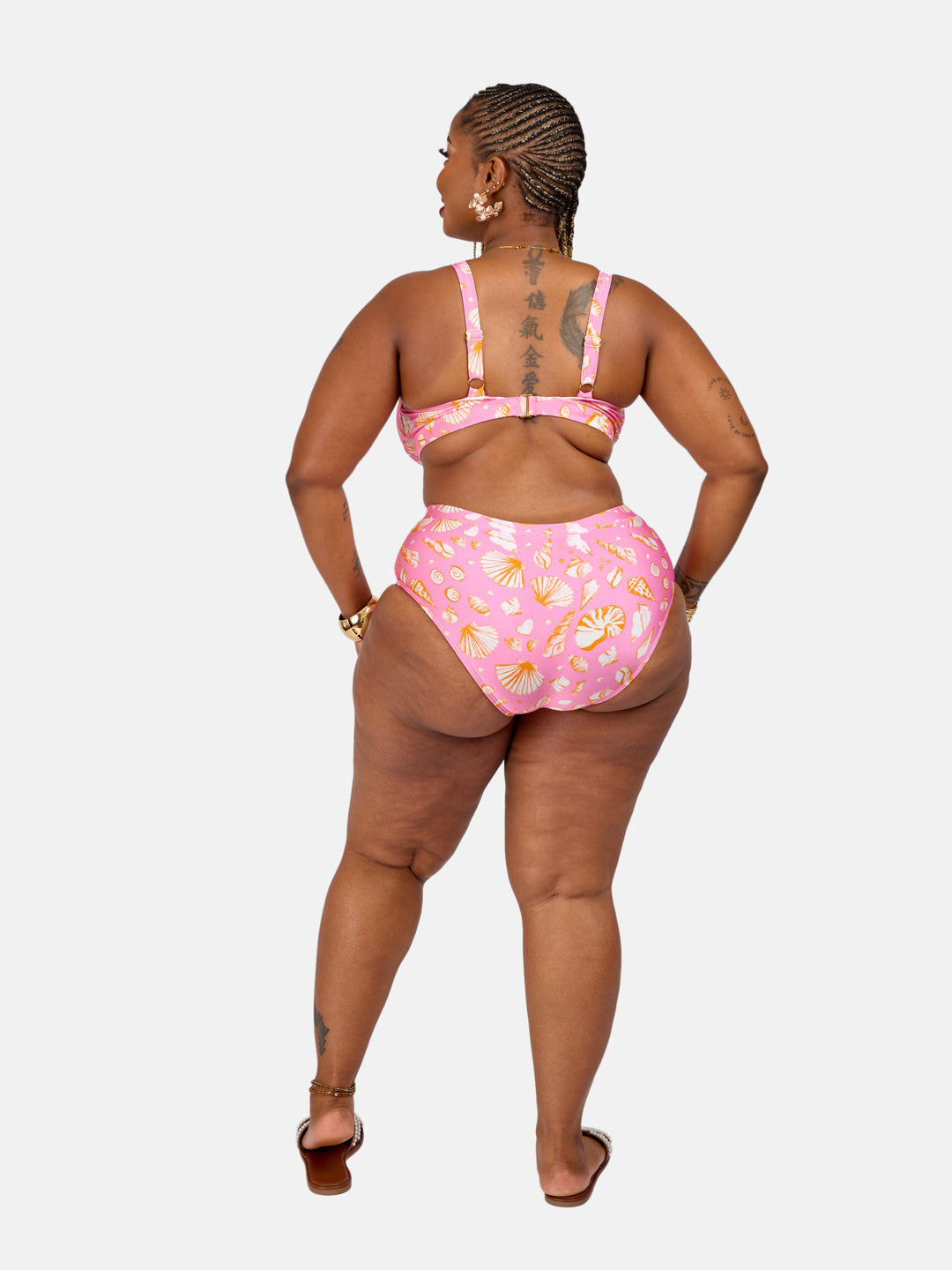 Shell printed bikini
