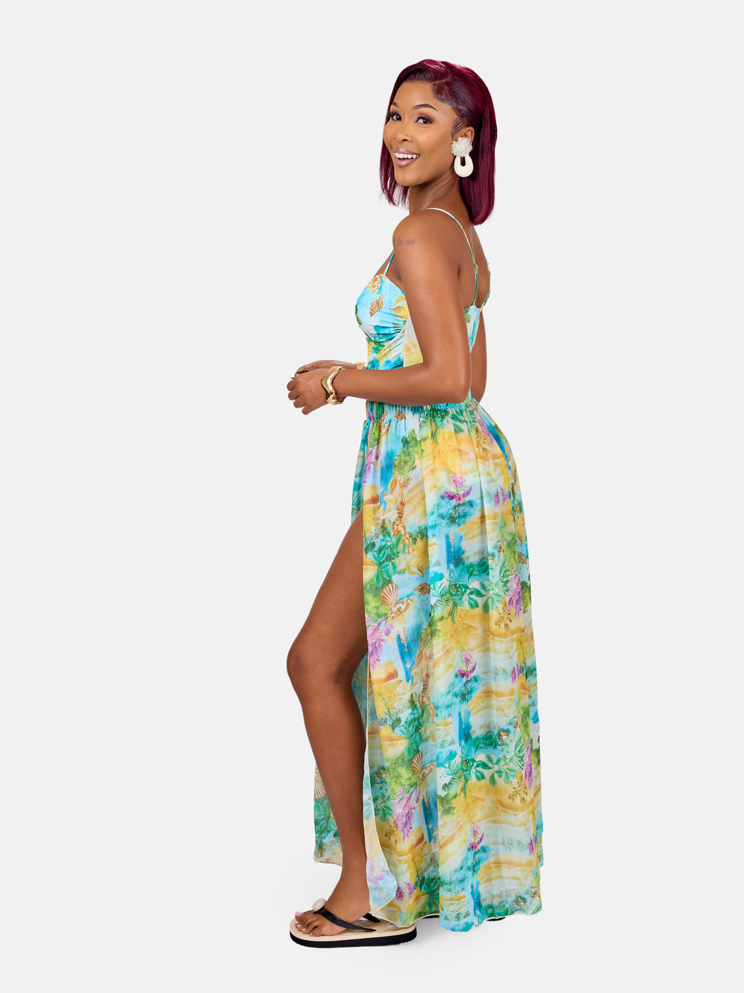 Illusion one piece with cover up