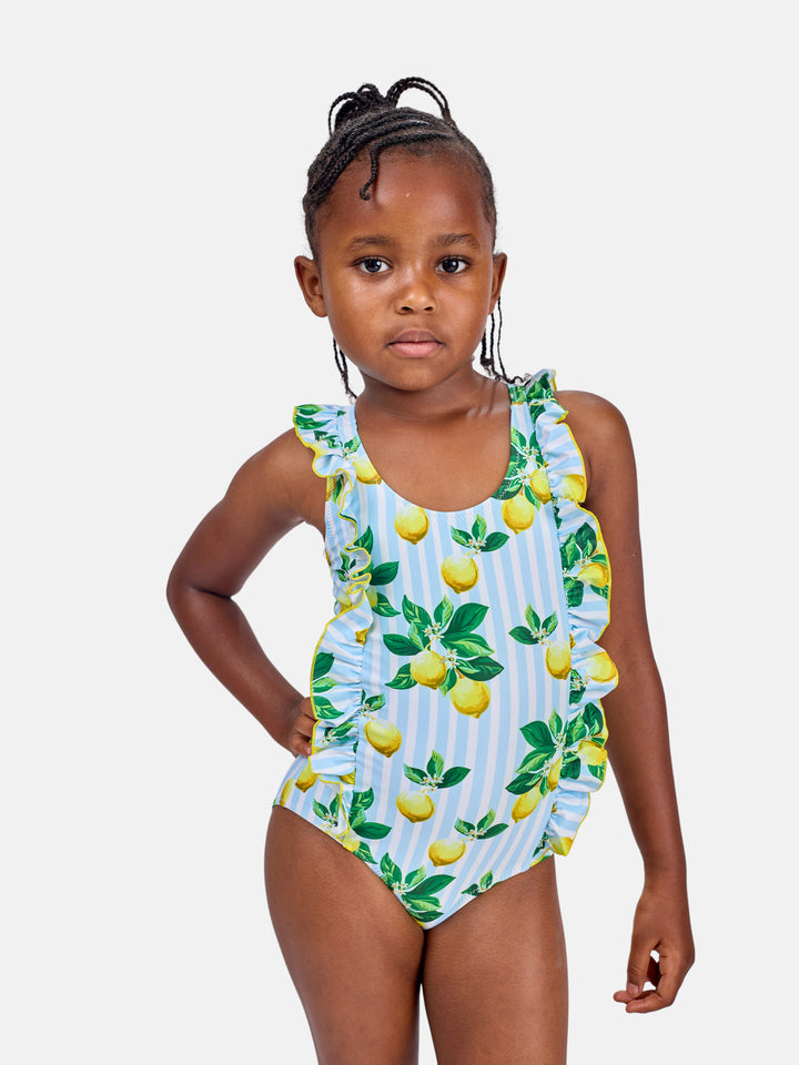 Lemon print one piece