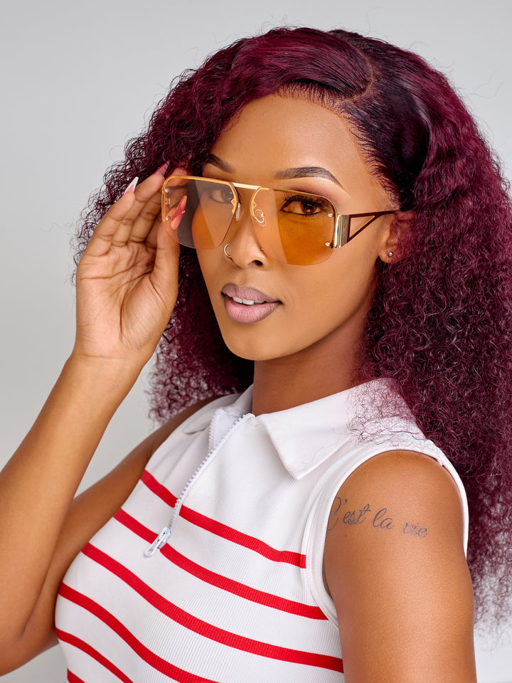 Statement frame sunglasses