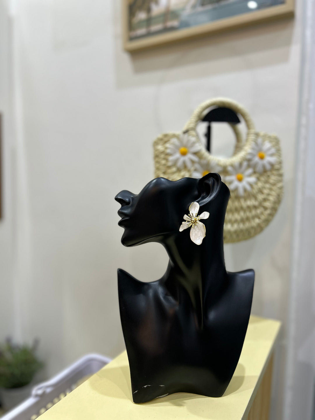 Floral summer earrings