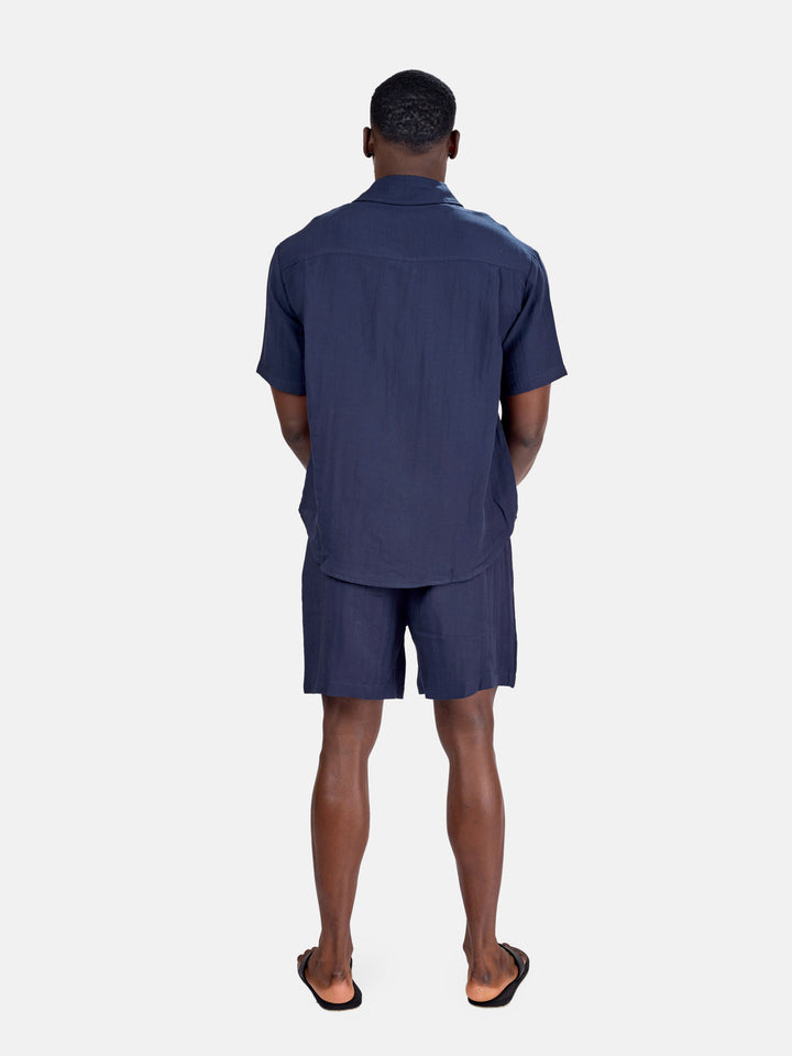 Men’s button down linen set