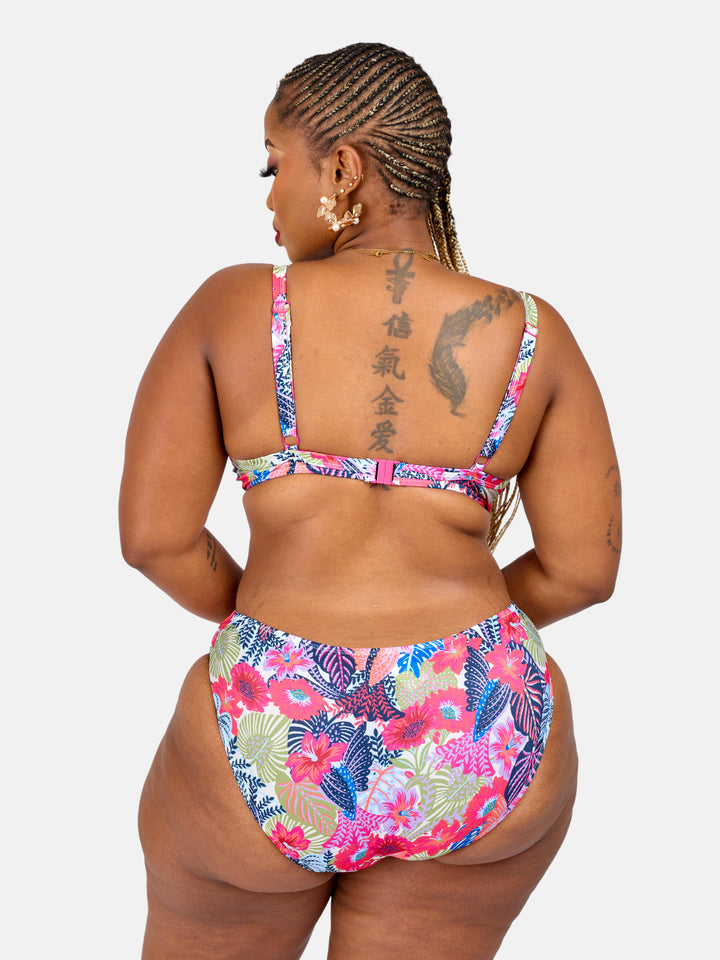 Floral printed  bikini