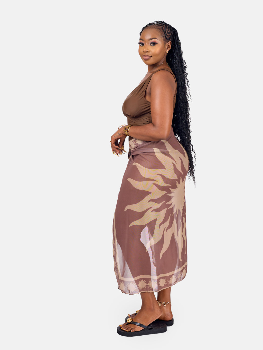 Classy one piece with sarong