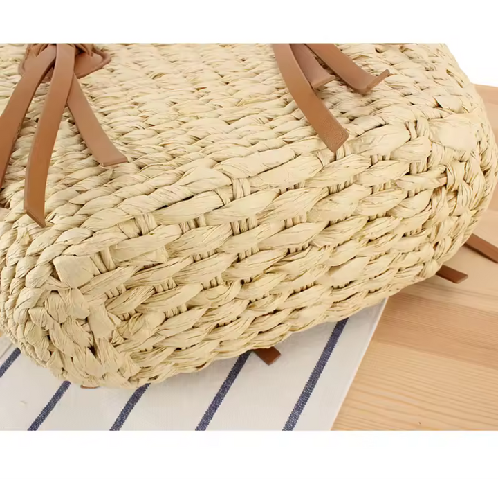 Handmade woven tote bag