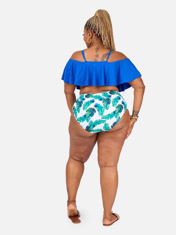 Ruffle high waist bikini