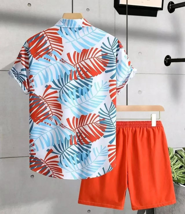 Orange palm men’s set