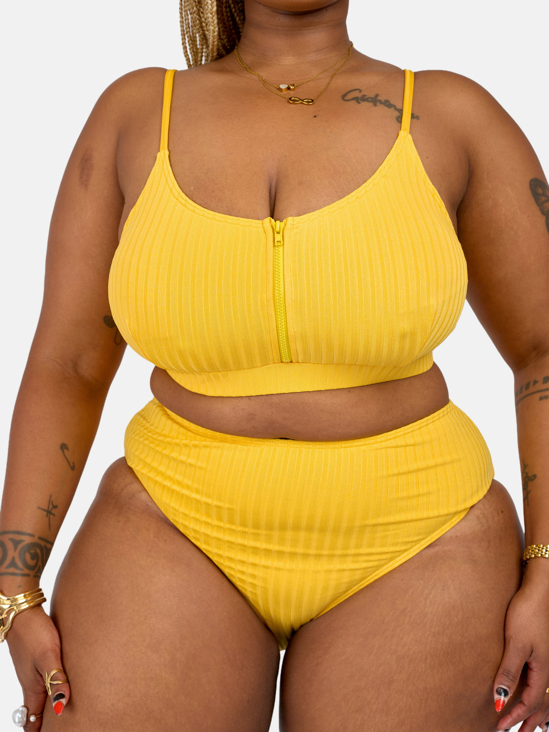 High waisted sculpting bikini