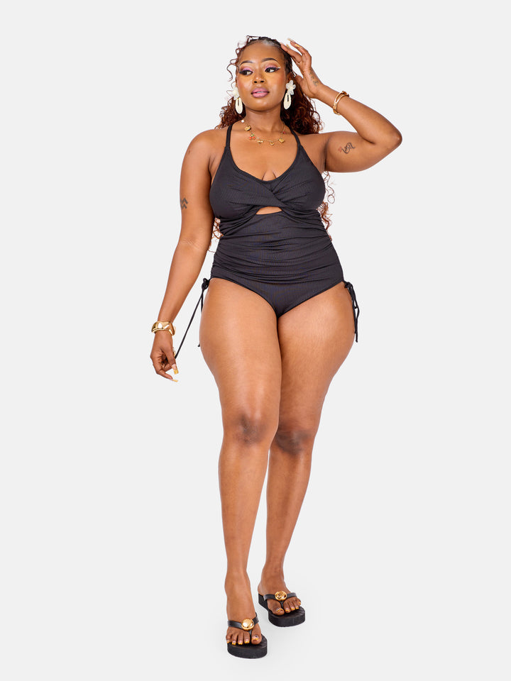 Twist cut-out monokini